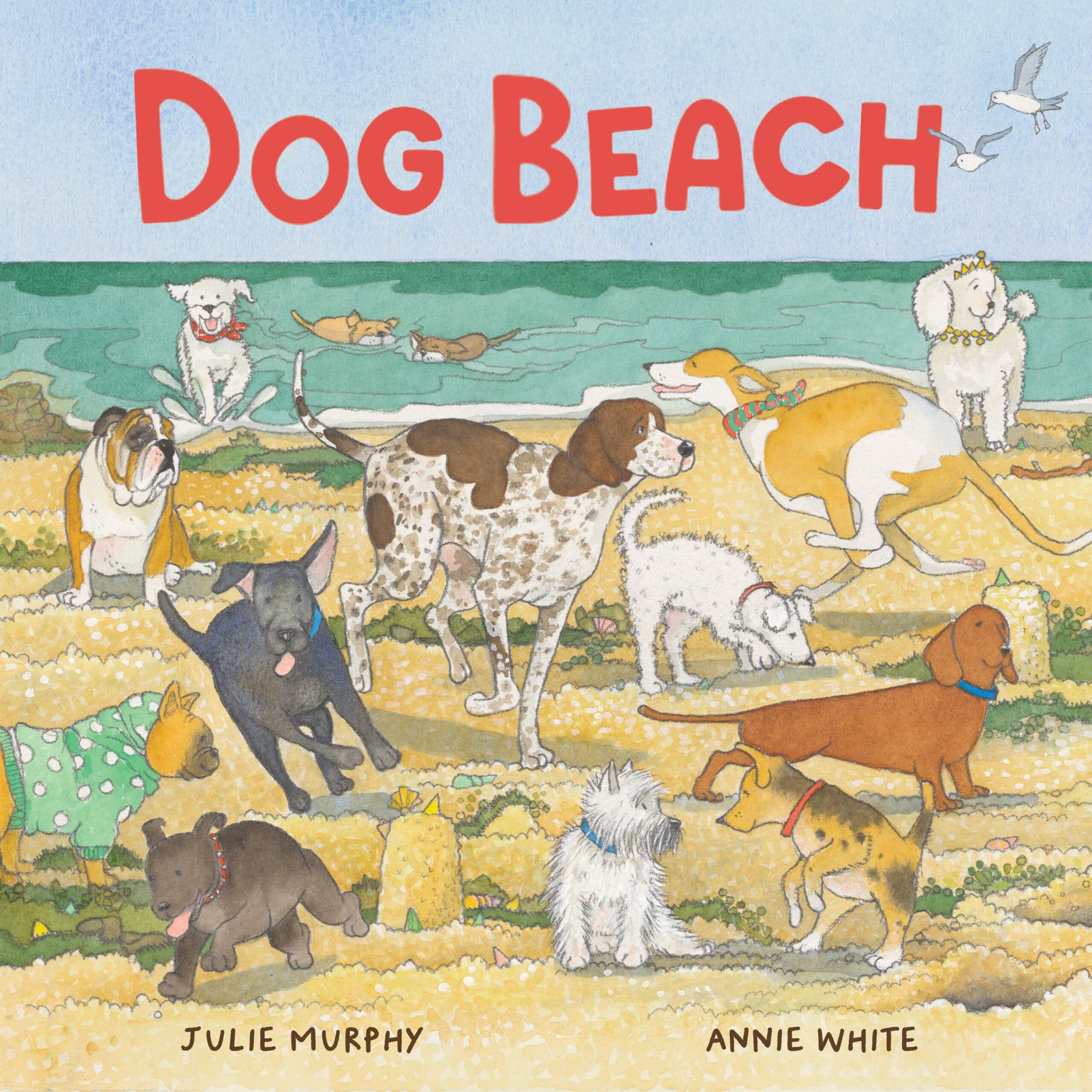 Cover of DOG BEACH by Julie Murphy and Annie White (NLA 2024)